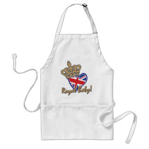 Royal Baby UK Heart Flag Standard Apron