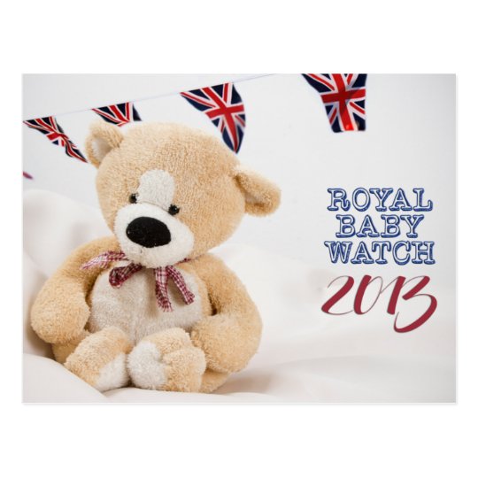 Royal Baby Watch 2013 postcard