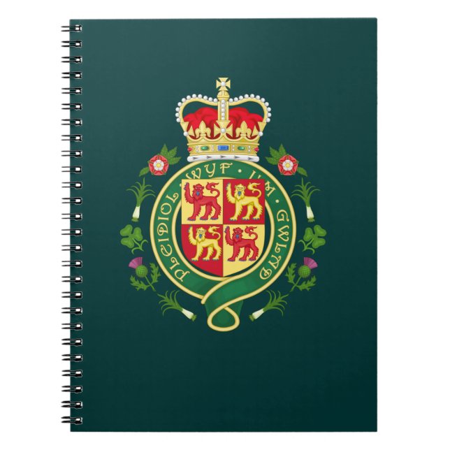 Royal Badge of Wales Notebook (Front)