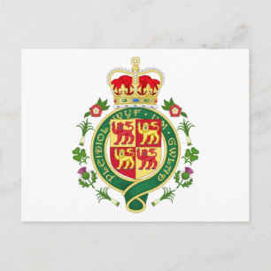 Royal Badge of Wales Postcard