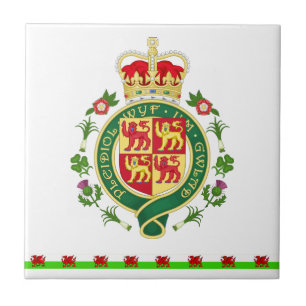 Royal Badge of Wales Tile
