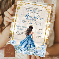 Royal Ballroom Dusty Blue Quinceanera