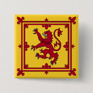 Royal Banner - Scotland 15 Cm Square Badge