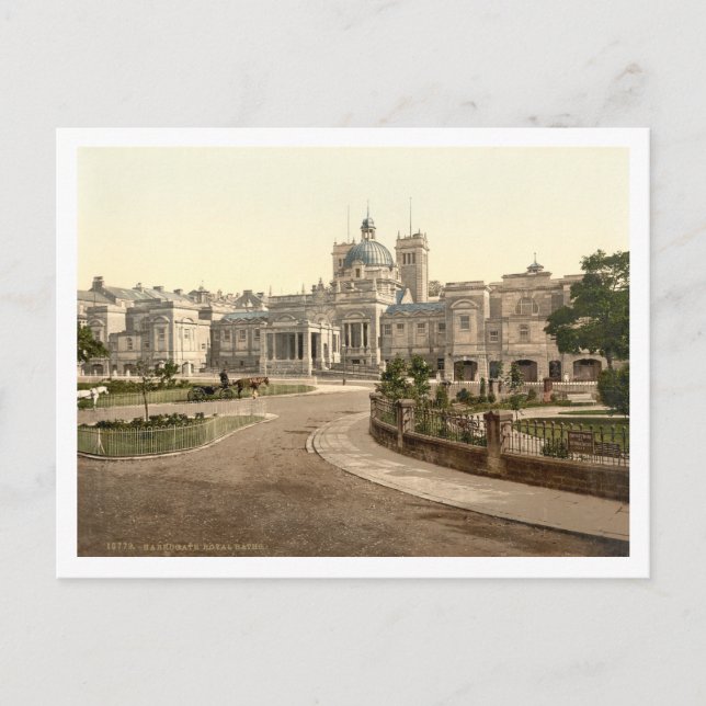 Royal Baths, Harrogate, Yorkshire, England Postcard (Front)