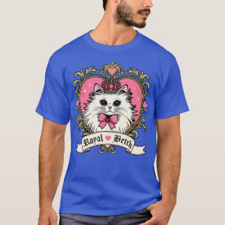 Royal Betch Kitty Cat Valentine Heart TShirt