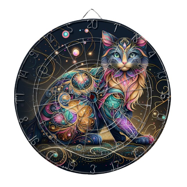 Royal BIG Cat Dartboard (Front)