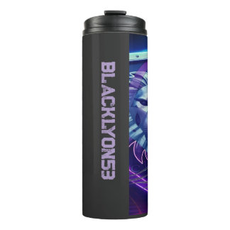 Royal black Lyon 53 T-Shirt Thermal Tumbler