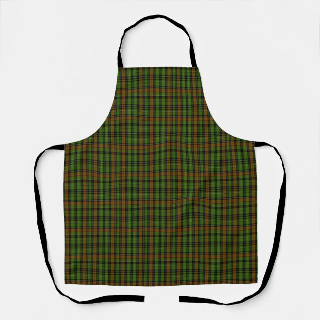 Royal Black Watch Tartan Plaid Classic Blue  Apron (Front)
