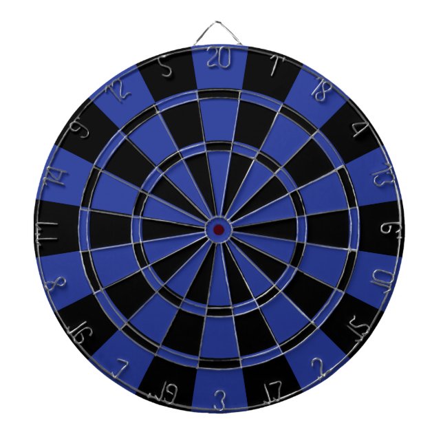 Royal Blue And Black Dartboard (Front)