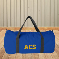 Royal Blue and Gold School Colours and Letters