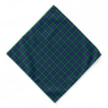 Royal Blue and Green Armstrong Tartan