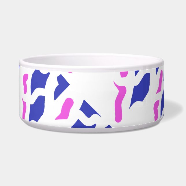Royal blue and pink patterns  (Front)