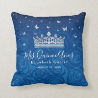 Royal Blue and Silver Quinceanera Mis Quince Anos