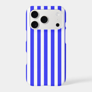 Royal blue and white candy stripes