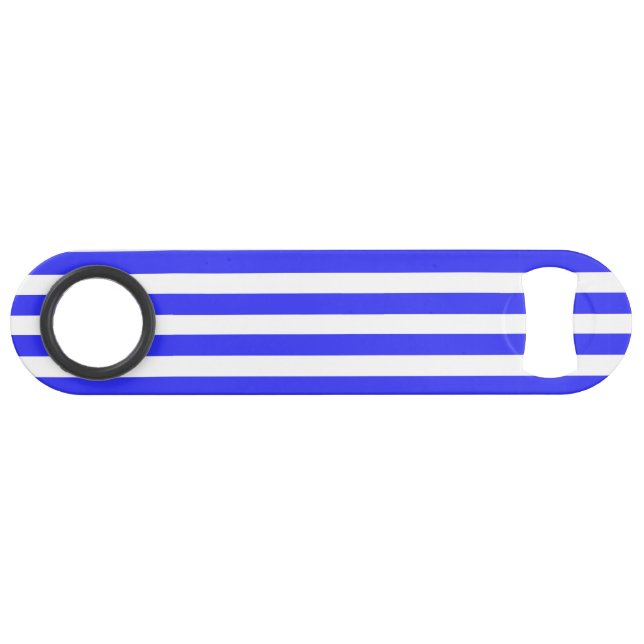Royal blue and white candy stripes (Back Horizontal)