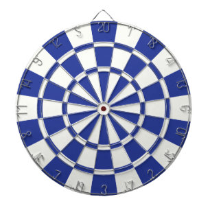 Royal Blue And White Dartboard