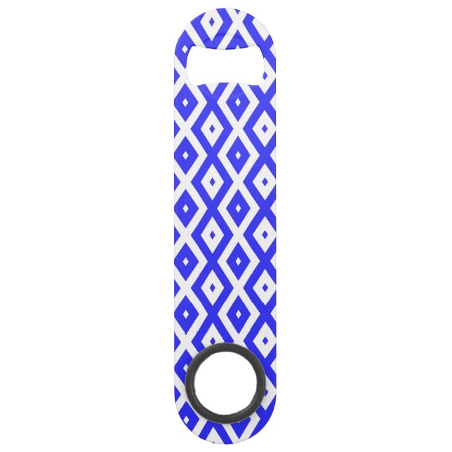 Royal blue and white diamond pattern (Front)