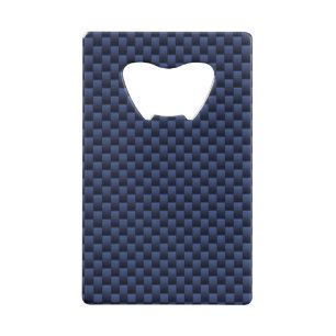 Royal Blue Automotive Carbon Fibre Weave Print