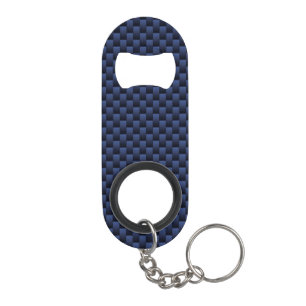 Royal Blue Automotive Carbon Fibre Weave Print