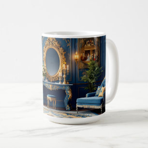 Royal Blue Baroque. Coffee Mug
