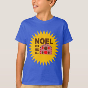 Royal Blue Basic T-shirt Design CHRISTMAS CAKE