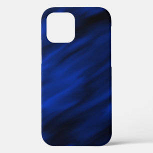 Royal Blue & Black Abstract Zazzle_Growshop. iPhone 12 Pro Case