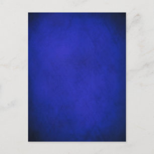 Royal Blue & Black Background Postcard