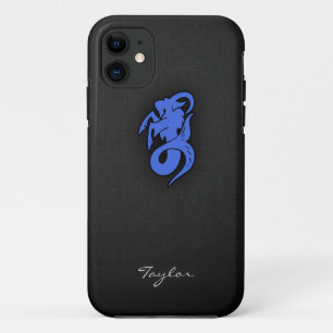 Royal Blue Capricorn iPhone 11 Case