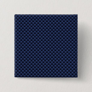 Royal Blue Carbon Fibre Style Weave Print 15 Cm Square Badge
