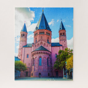 Royal Blue Castle with Clouds and Blue Skies Jigsaw Puzzle