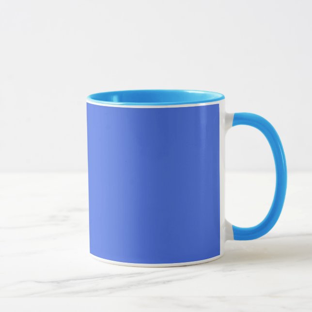 Royal Blue Ceramic Coffee Mug for Everyday Use (Right)