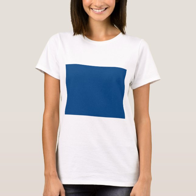 Royal Blue Colour Only Custom Design Products T-Shirt (Front)