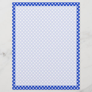 Royal Blue Combination Polka Dots by STaylor