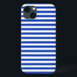 Royal Blue Combination Stripes by Shirley Taylor iPhone 13 Case<br><div class="desc">Royal blue combination stripes Case-Mate Barely There Galaxy Note 4 case. Click on the customise button to add your text. Image can be rotated or re-sized. Images Copyright © Shirley Taylor. All Rights Reserved.</div>