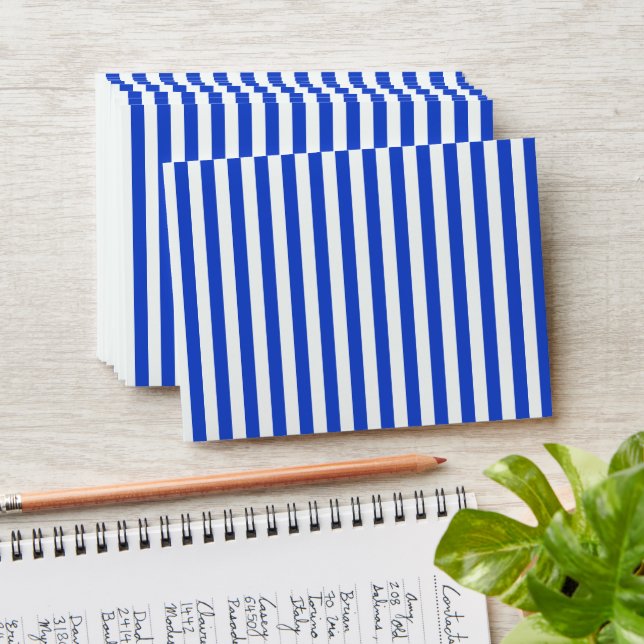 Royal Blue Combination Stripes by Shirley Taylor Envelopes (Stacked)