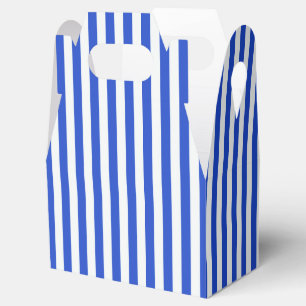 Royal Blue Combination Stripes by Shirley Taylor Favour Box