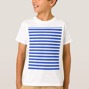 Royal Blue Combination Stripes by Shirley Taylor T-Shirt
