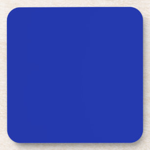 Royal Blue Cork Coaster