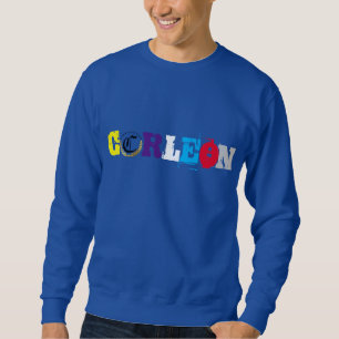 royal blue corleon mix colors sweatshirt