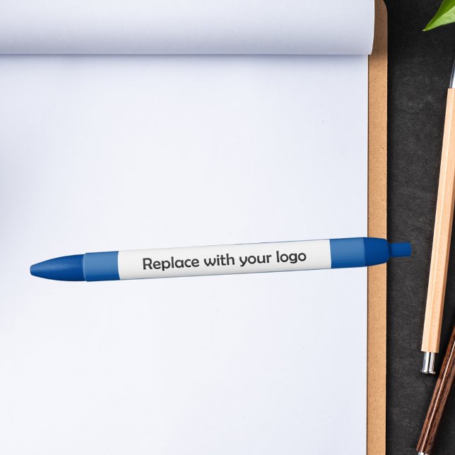 Royal blue corporate business logo black ink pen (Creator Uploaded)