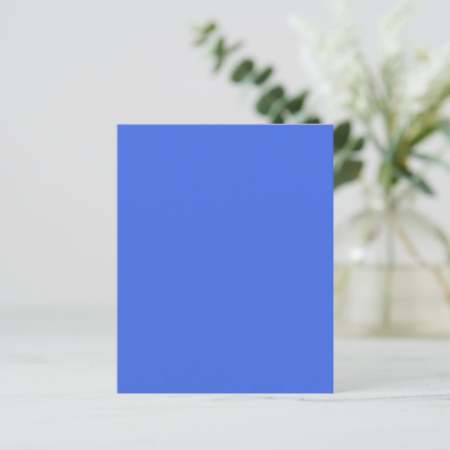 Royal Blue Custom Paper Sheet (Standing Front)