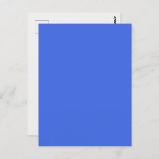 Royal Blue Customisable Postcard