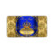 Royal Blue Damask Gold Crown Baby Shower Boy RB3