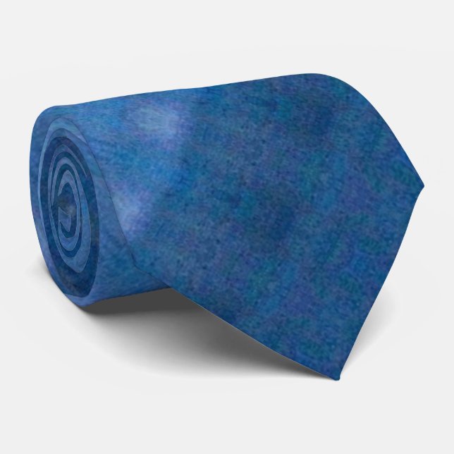 Royal blue decorative tie (Rolled)