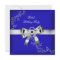 Royal Blue Diamond Jewel Silver Bow
