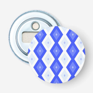 Royal blue diamond pattern bottle opener