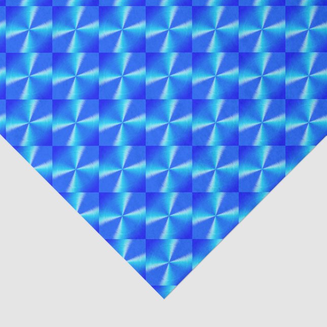Royal Blue Diamond Pattern Tissue Paper (Detail)