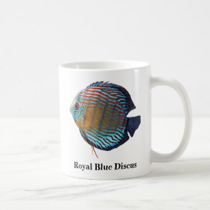 Royal Blue Discus Coffee Mug