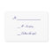 Royal Blue Elegant Gold Wedding RSVP