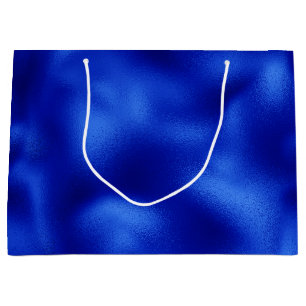 Royal Blue Foil Hanukkah Large Gift Bag